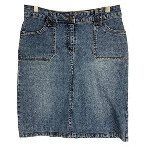 Nevada Classic Denim light wash  Skirt size 8